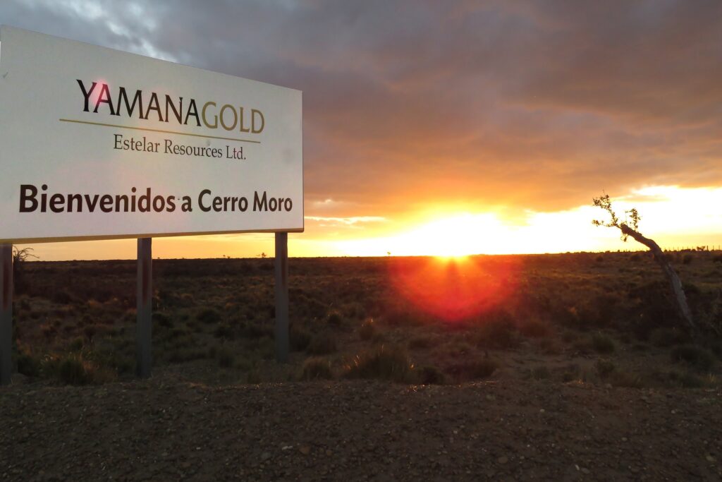 Yamana Gold operando en Cerro Moro