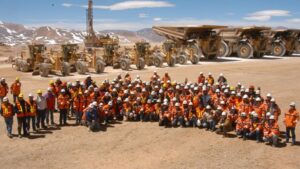 Obreros mineros Veladero