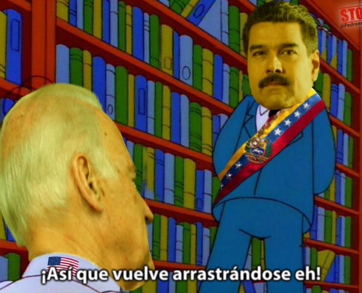 Meme de Maduro - Así que viene arrastrandose