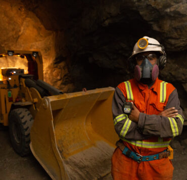 trabajadores mineros