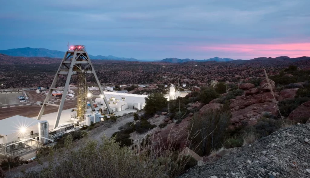 El proyecto de cobre Resolution, propiedad conjunta de Río Tinto y BHP, situado en Arizona